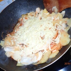 ポテトのチーズタッカルビ焼